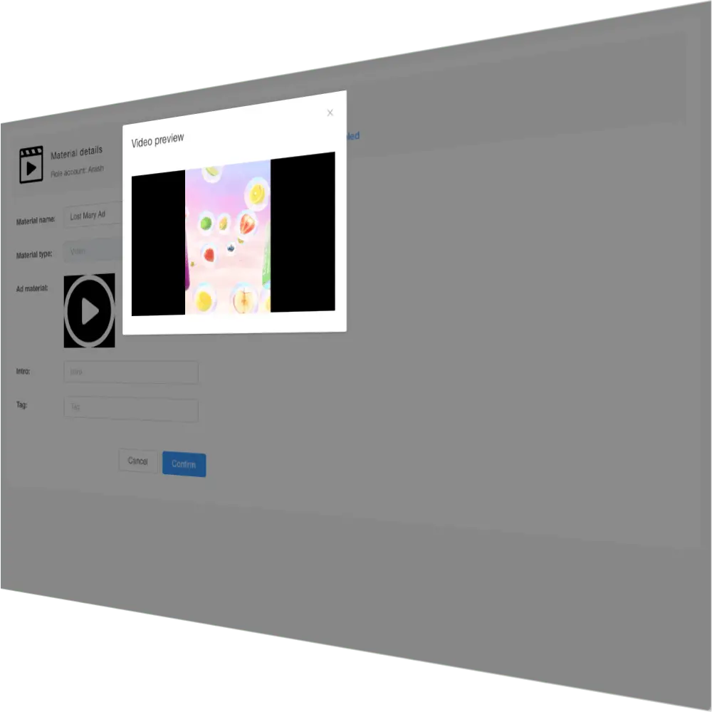 Media and advertising screenshot