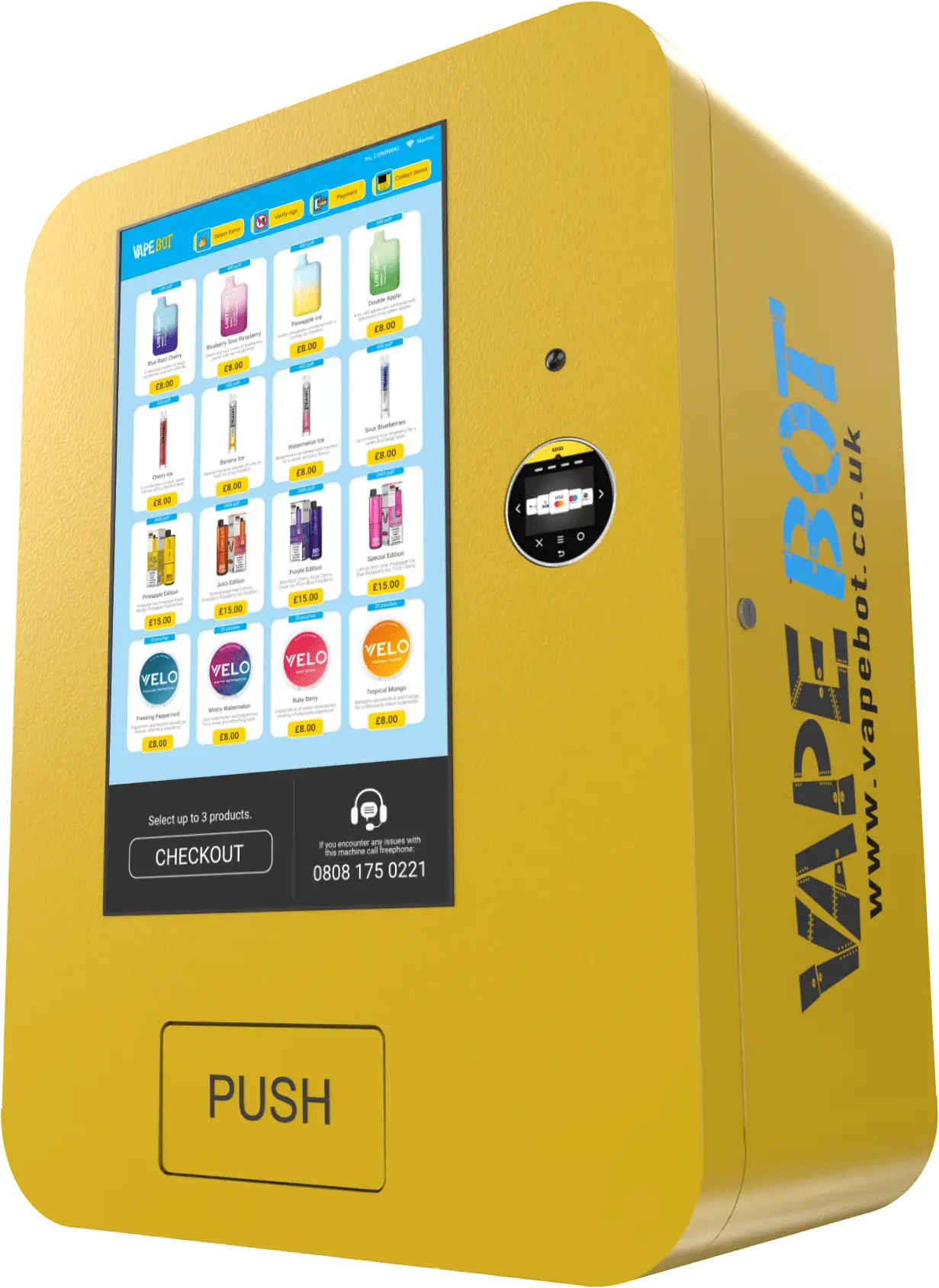 Vape Bot vending machine